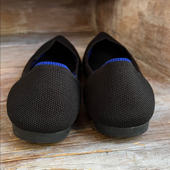 Rothy's The Point Black flats size 10 Pointy Toe Casual Neutral Business Casual - Picture 5 of 9